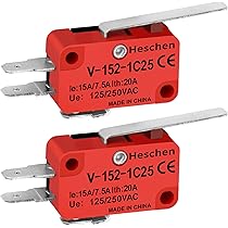 Amazon.co.jp: Heschen マイクロスイッチ, XV-152-1C25, SPDT
